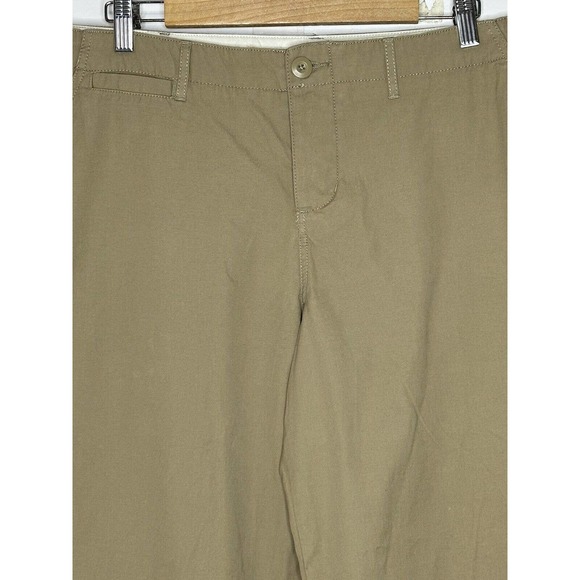 NWT Norma Kamali Womens Casual Chino Pant Size 16 Wide Leg Button Fly In Sand - Picture 5 of 12